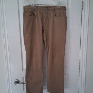 Tommy Bahama Chino Pants Men 36 x 30 Tan Cotton Lyocell Blend